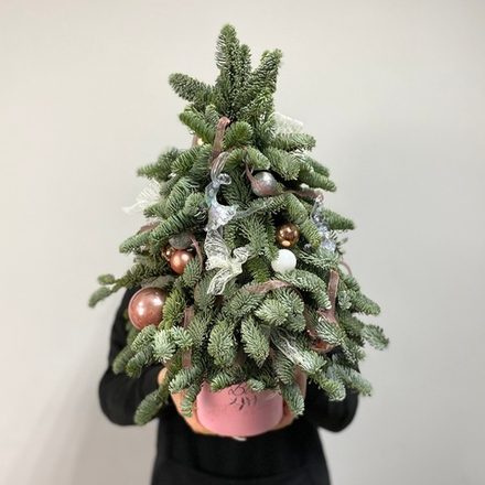 Ёлка с ёлочными игрушками «Балерина» S 1058