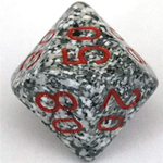 Chessex 7-dice set Granite