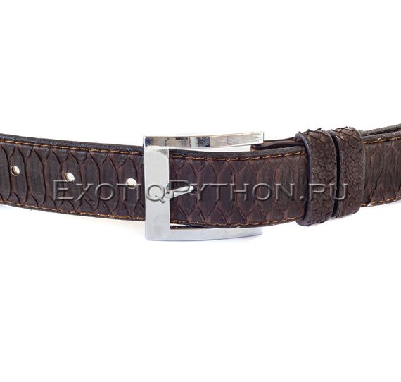 Ремень из кожи питона AC-52