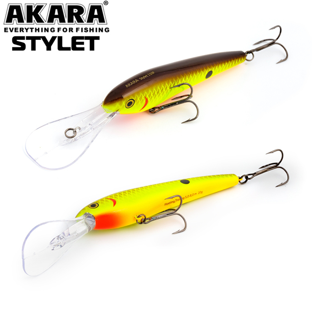 Воблер Akara Stylet 90F 16 гр. (4/7 oz 3,5 in) A66