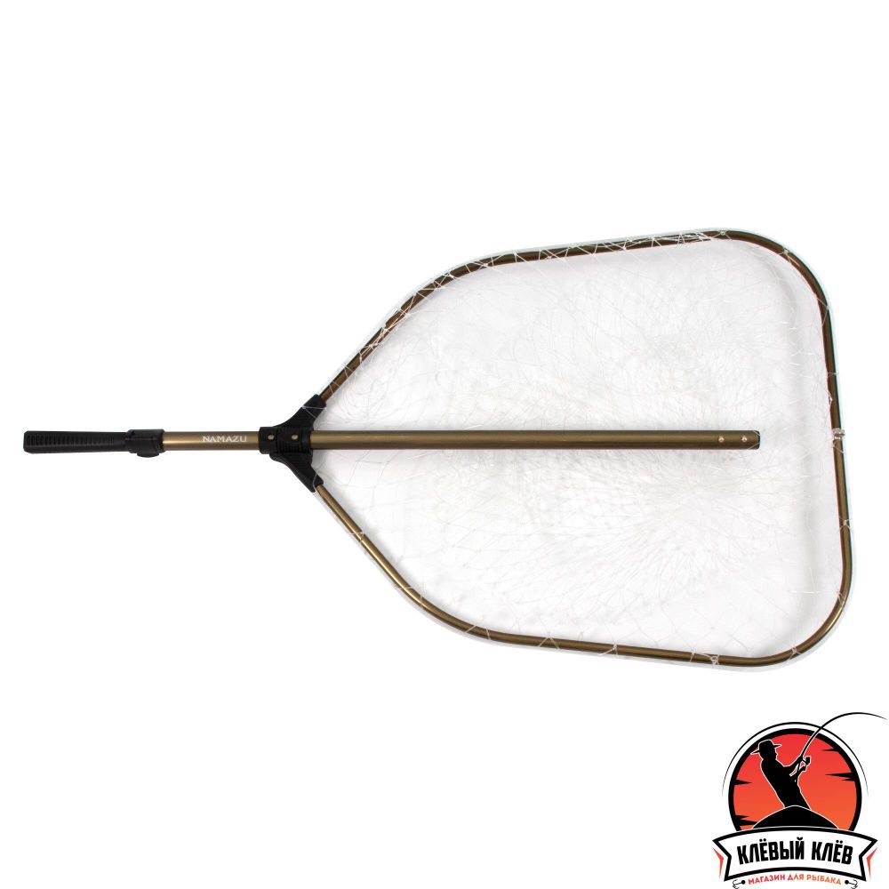 Подсачек складной телескопич. Namazu L- 160 см, квадратный складной обод 60 см, леска/20/