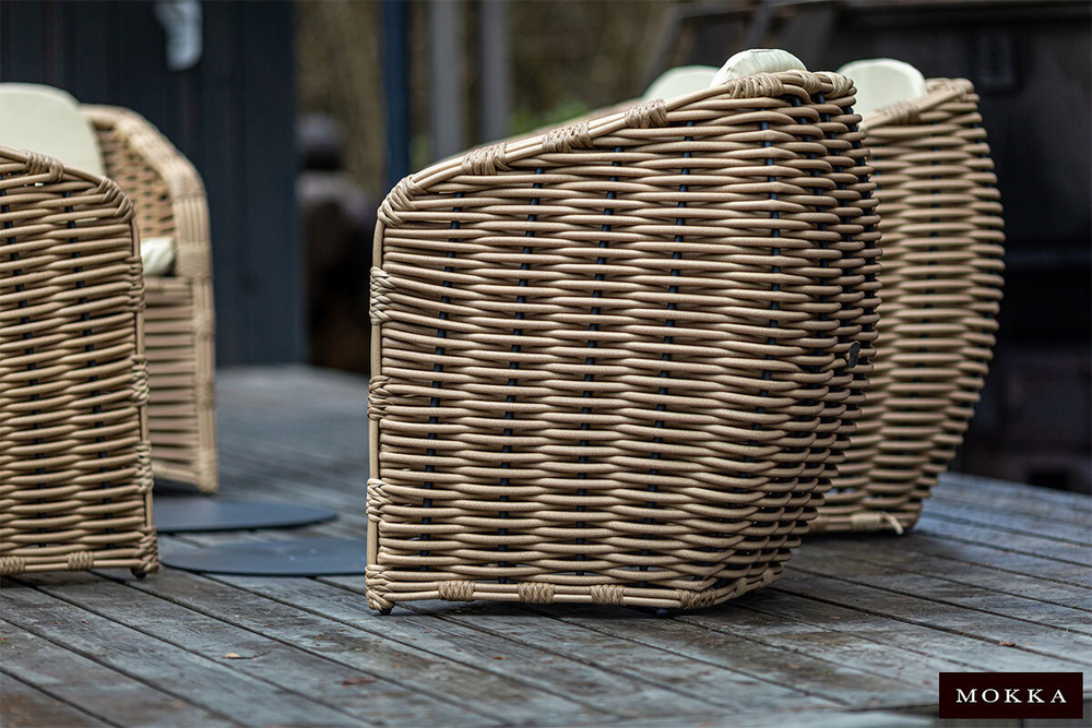 MOKKA MAJORCA кресло, цвет соломенный