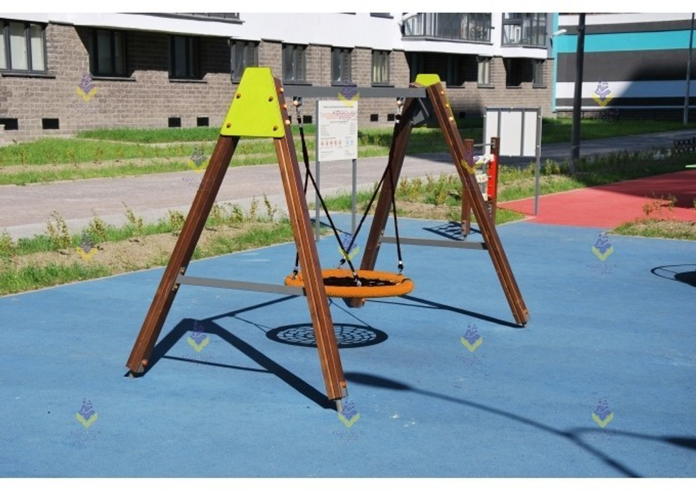 Качель Гнездо с механизмом качания