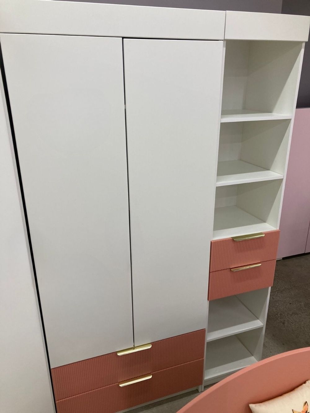 Стеллаж СД 450.1 Лавис Персик софт