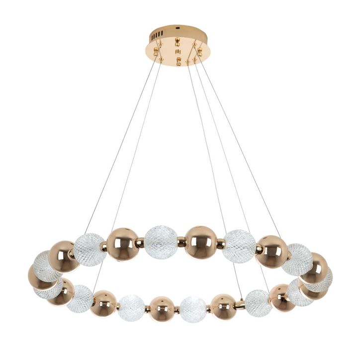 Подвесная светодиодная люстра Modelux Modestyle MS.8012.800 GD