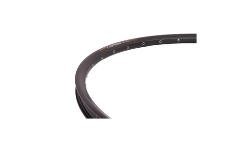 Обод 700C" COMODO алюминиевый, двойной, 32H, пистонированный, 622x21/28,6x20мм, A/V, анодированный, черный