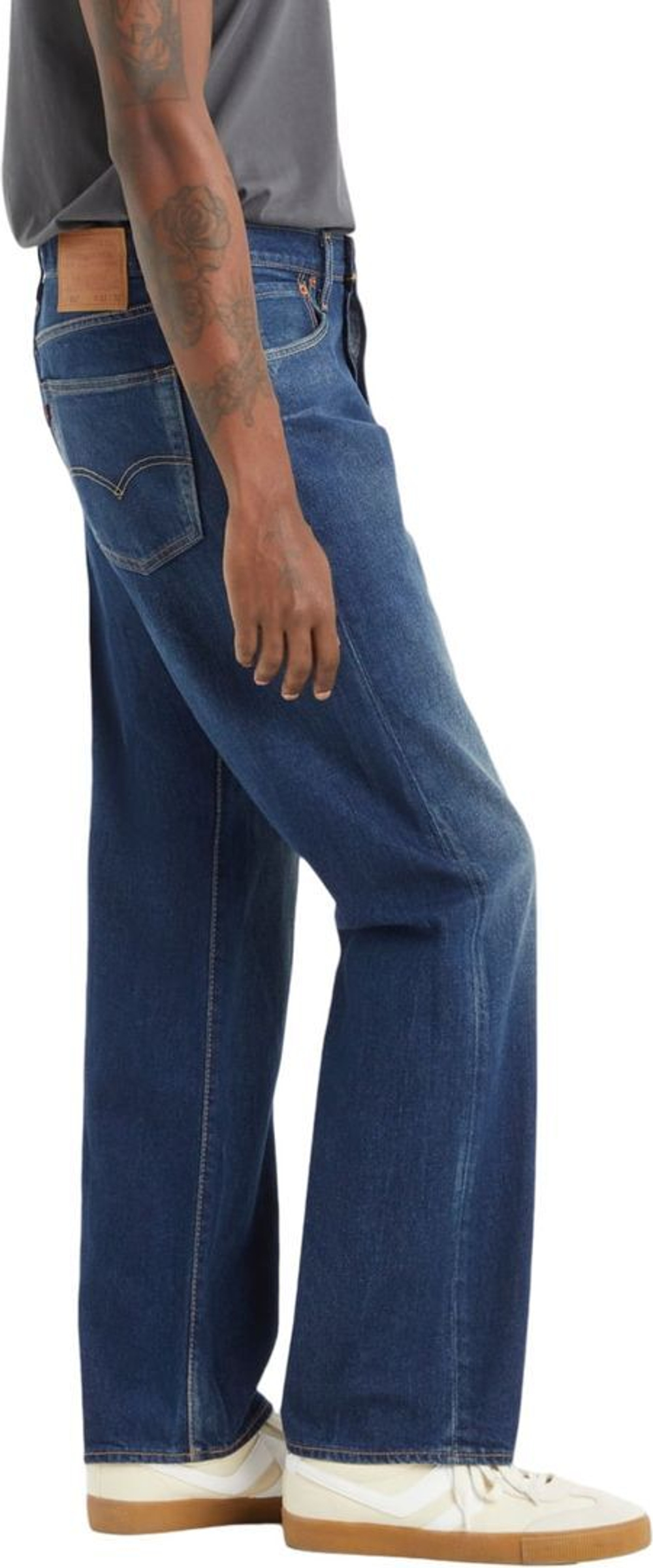 Джинсы Levis 501 LEVI'S ORIGINAL DARK INDIGO - WORN IN синий