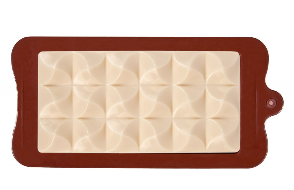 Форма силиконовая для шоколада «Плитка пирамиды»