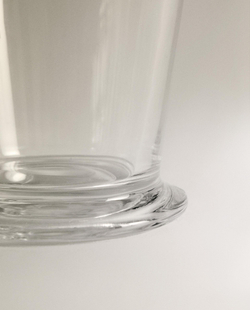 Zara Home чашка из стекла, цвет прозрачный, 8 см