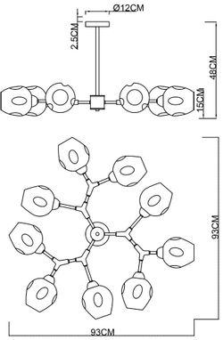 Люстра на штанге Arte Lamp