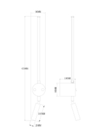 Настенный светильник (бра) Freya FR6063WL-L24B