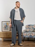 Рубашка мужская Линкольн-1 Виотекс ГРАФИТОВЫЙ