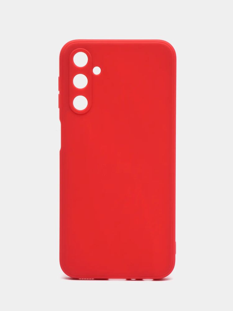 Накладка Samsung A24 4G/5G силикон матовый красный Soft Case Zibelino