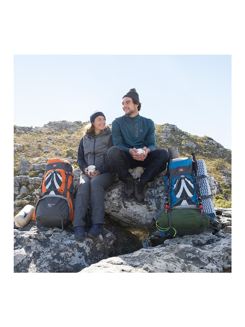 Рюкзак туристический Naturehike 70 л, оранжевый