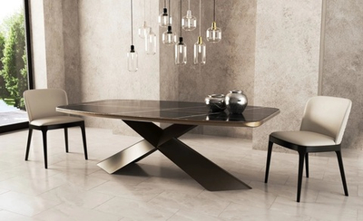 Стол обеденный Тирон III керамика в дереве