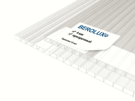 Тепличный сотовый поликарбонат «Berolux" 4 мм