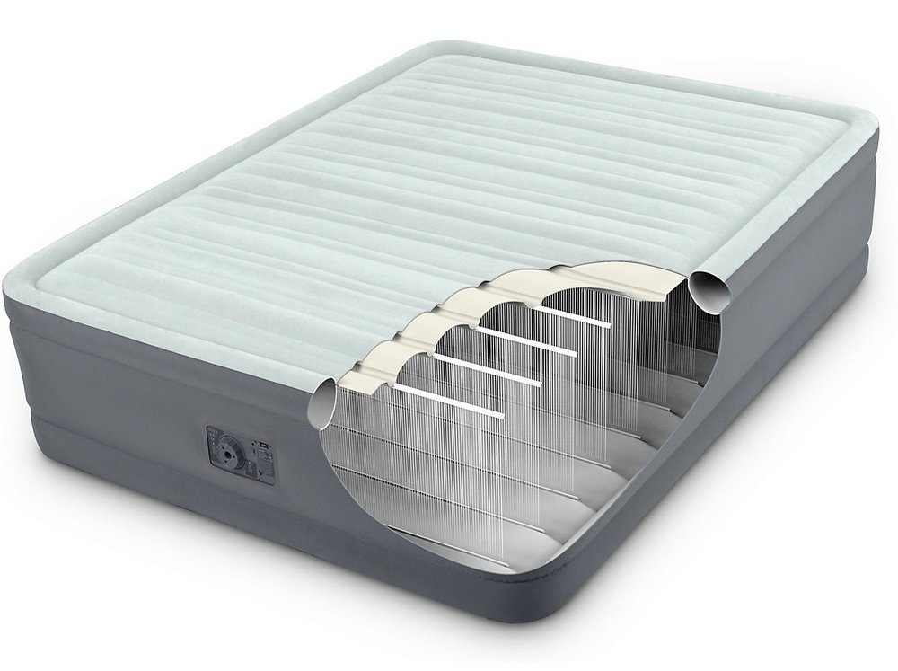 Надувная кровать PremAire 152х203х46см.