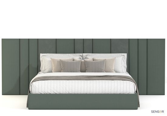 Кровать Ломбардия с широким изголовьем