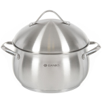Кастрюля нерж, 3.9 л, с крыш, Daniks, Мальта, GS-01345KS-20CA, индукц