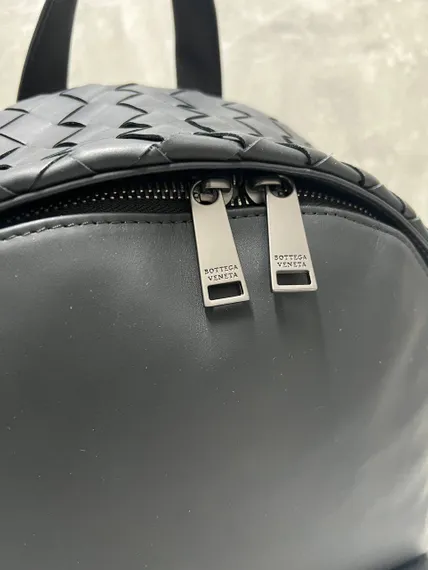 Рюкзак Bottega Veneta Intrecciato Small черный