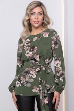 Блуза Виктория Флер (грин) Diolche (Акция)