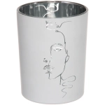 Подсвечник «Нежный силуэт» 10*12,5 см, Белый