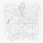 Victorian Fantasy Encyclopedia Kuroi Mori. Coloring book