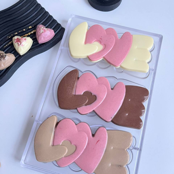 802 | Форма для шоколадных плиток &quot;Love&quot; (275*175 мм)