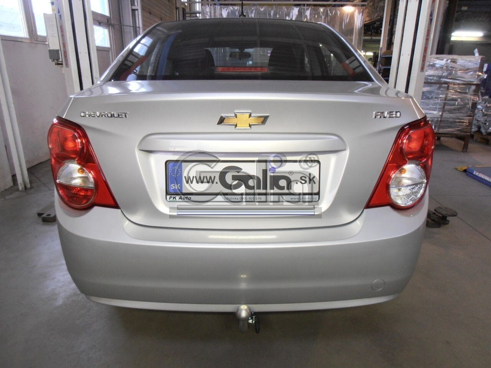 Фаркоп оцинкованный Galia C063C для Chevrolet Aveo седан 2012-(паспорт и сертификат в комплекте)(без электрики)