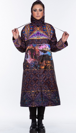 Пальто "Богема", по мотивам живописи Михаила Врубеля
