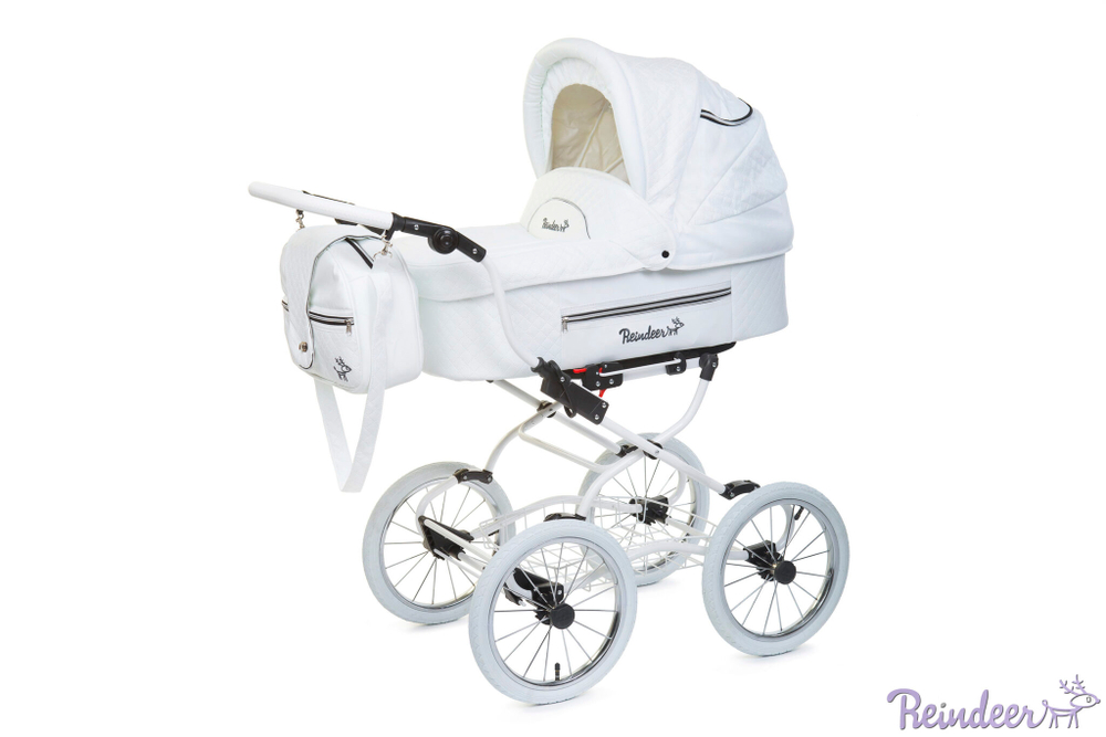Детская коляска Reindeer Prestige Lily 3 в 1 (белый)