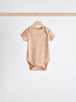 Боди с коротким рукавом для малышей Next N95-280, 5 шт., Бежевый