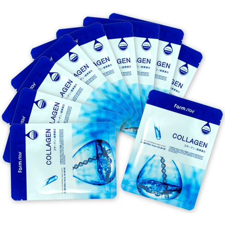 Тканевая маска для лица Farm Stay Collagen 23 мл