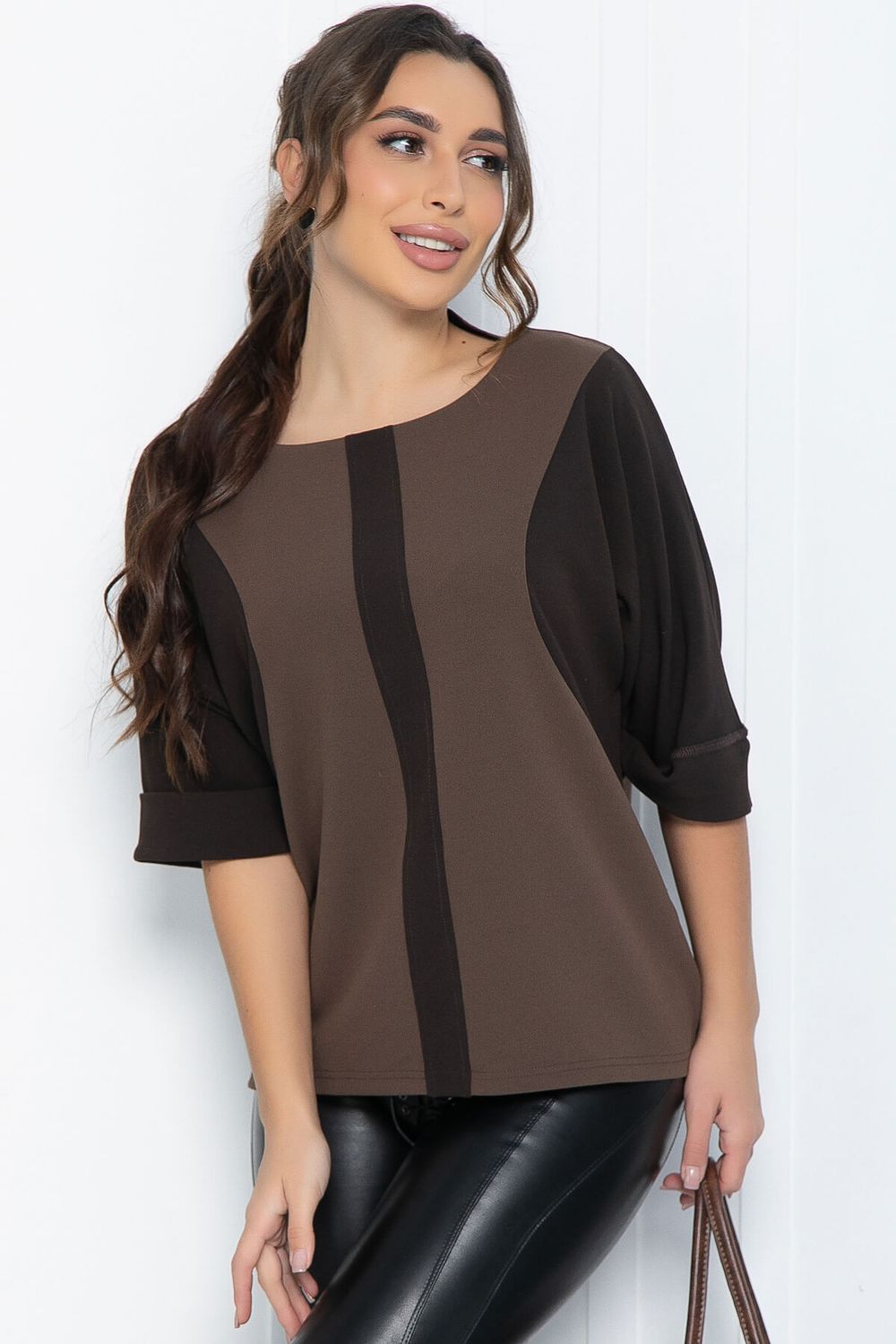 Блуза Санторини (шоколад) Б11999 LT Collection