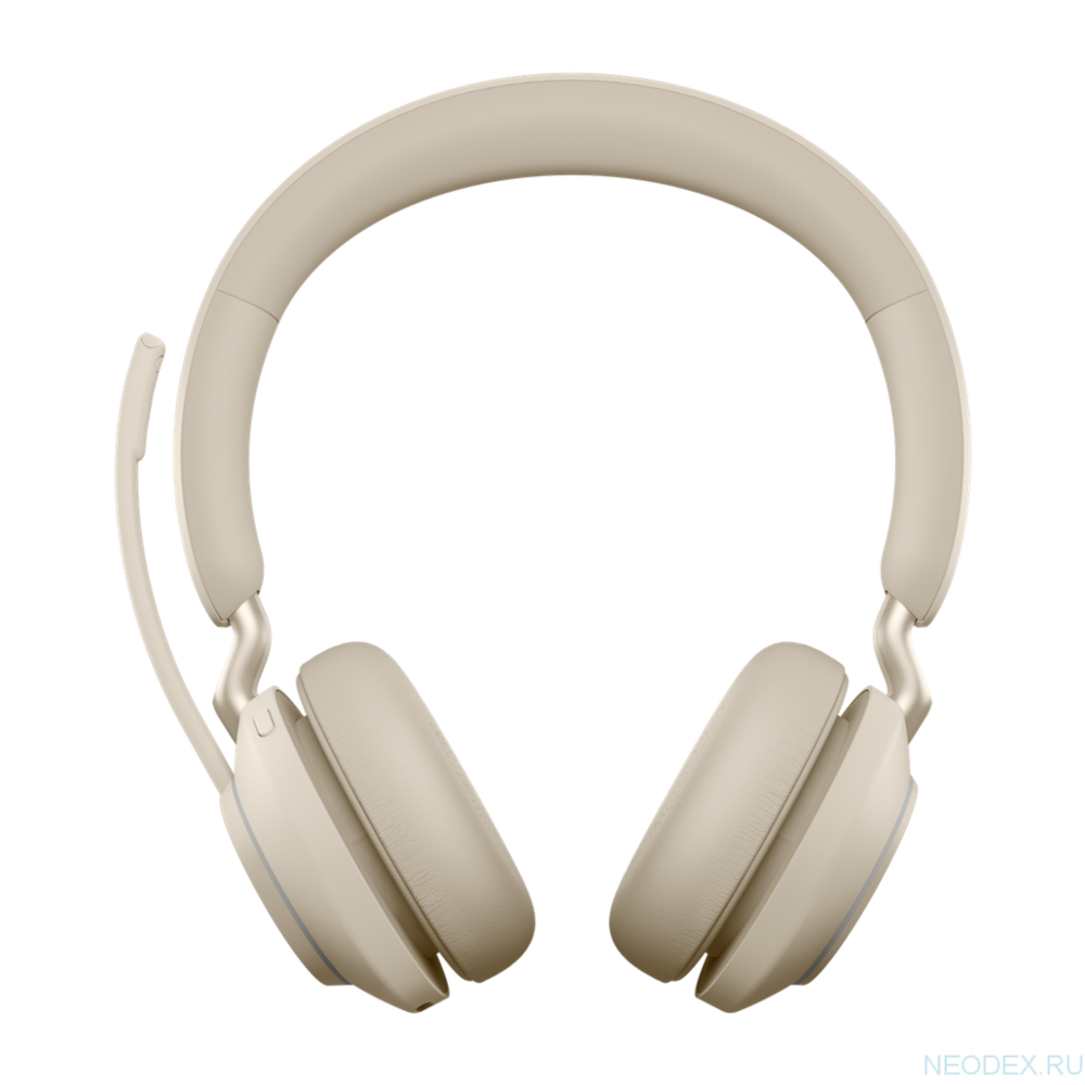 Jabra Evolve2 65 Stereo UC USB-C беспроводная гарнитура бежевая с док-станцией ( 26599-989-888 )