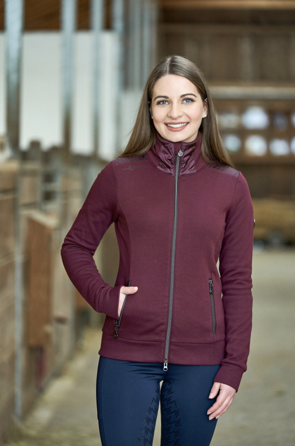 Толстовка Covalliero Wine Sweat Jacket
