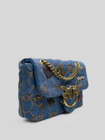 Сумка PINKO текстильная с нашивками недорого