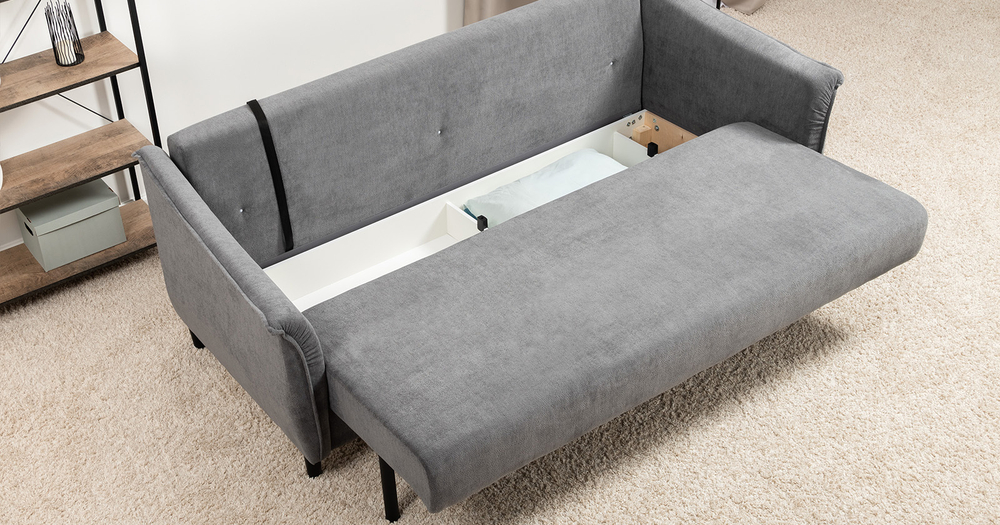 Берта диван-кровать (темно-серый)