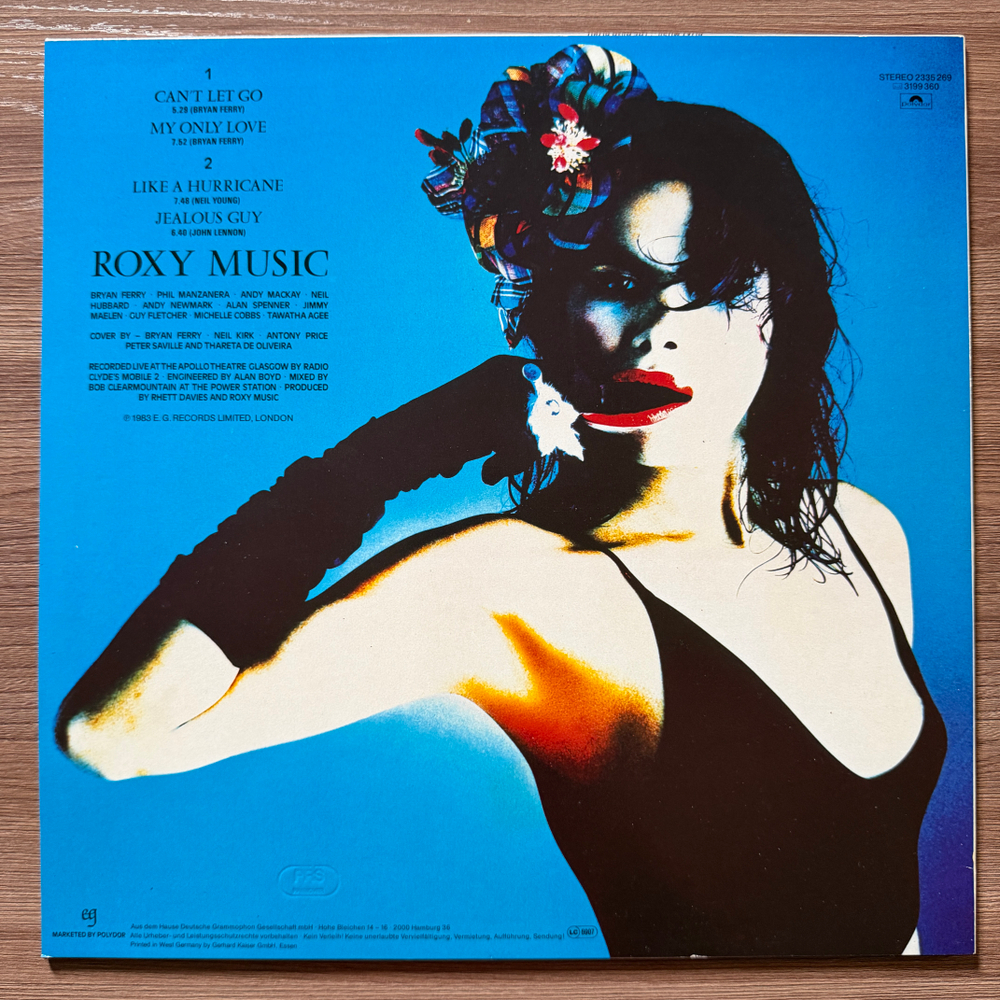 Roxy Music - The High Road (Германия 1983г.)