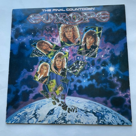 Винтажная виниловая пластинка LP Europe The Final Countdown (Нидерланды 1986)