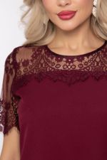 Платье "Кружевная страсть" (бордо) П7987 LT Collection