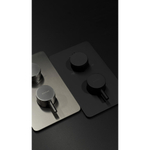 Встраиваемый смеситель для душа и ванны с термостатом трехпроходной Boheme CELL 134-3-B BLACK