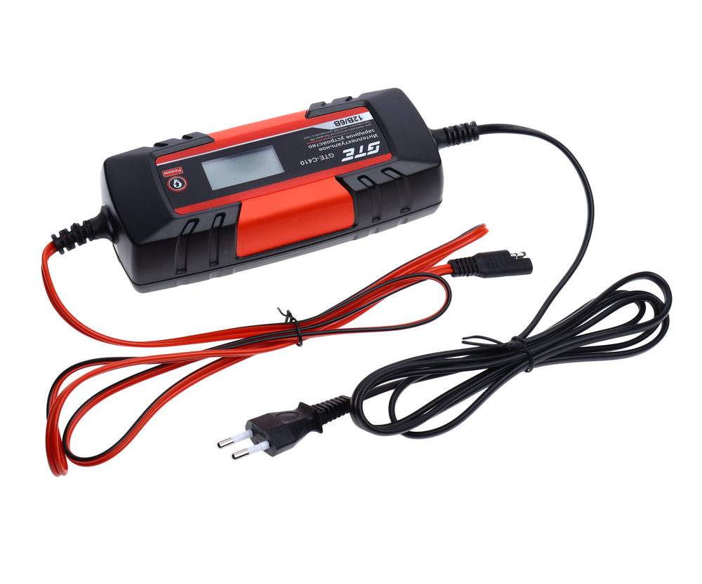 Устройство зарядное интеллектуальное 6В/1А, 12В/1А, 12В/4А GTE