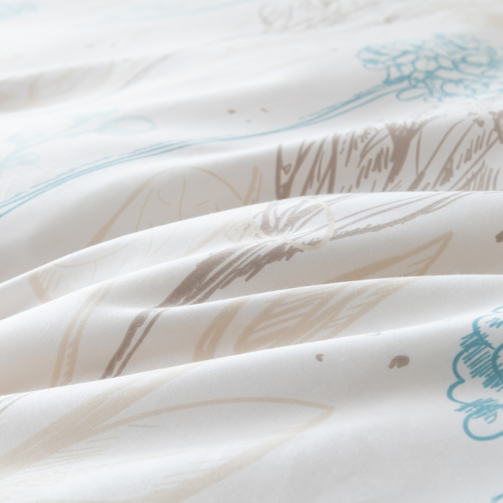 Комплект постельного белья Люкс Сатин 100% хлопок на резинке AR327