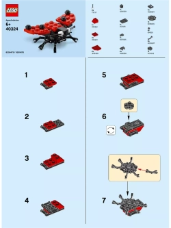 LEGO Уникальные наборы 40324 Божья коровка