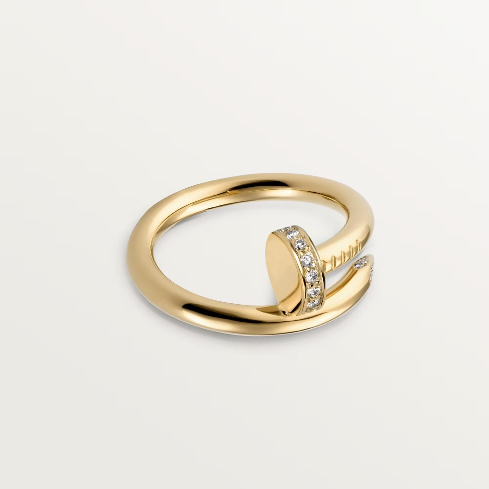 Кольцо Cartier Juste un Clou гвоздь с бриллиантами