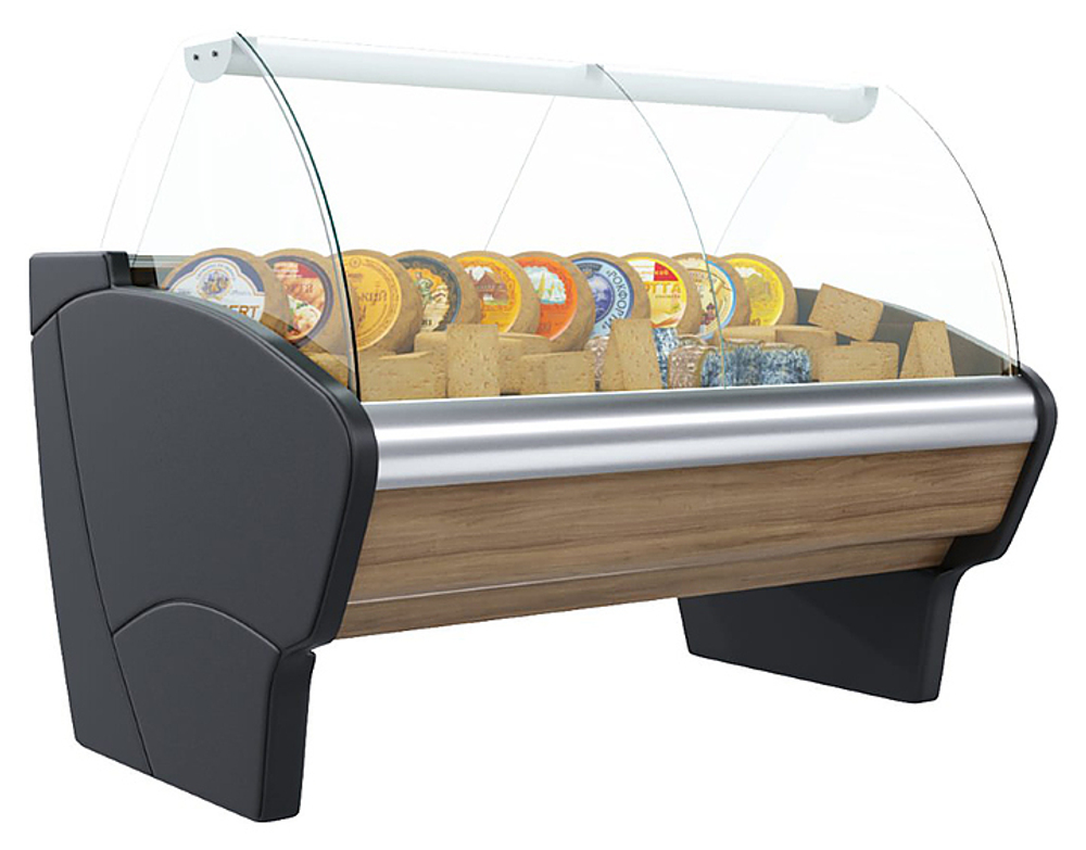 Витрина морозильная Carboma G110 SL 1,5-1-1 (ВХСн-1,5 G110) (статика, выносной агрегат)