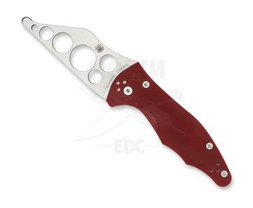 Складной нож Spyderco Yojimbo 2 Trainer 85TR2 c клинком из стали CTS-BD1, рукоять G10