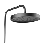 Душевая стойка Vincea Inspire VSFS-3I12TGM термостатическая с изливом, 30см верх.душ, вороненая сталь