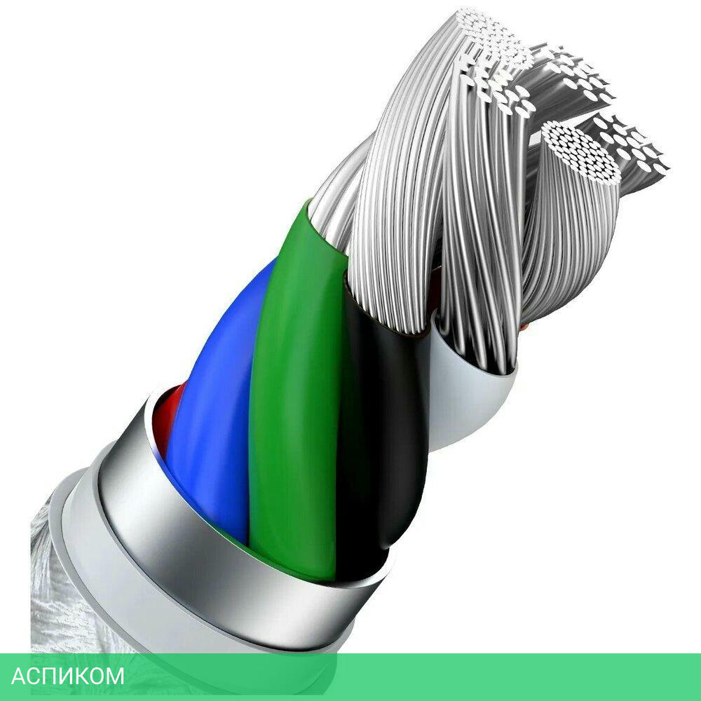 Кабель Baseus Cafule 2m White (CATLJK-B02)